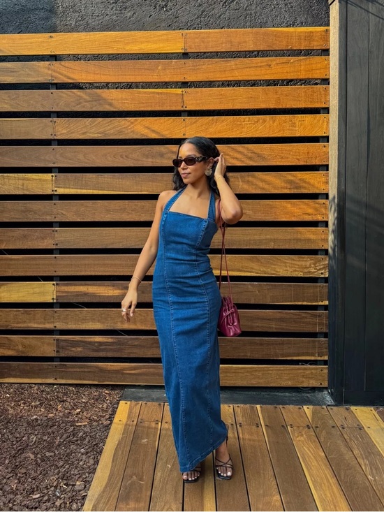 pink boutique denim dress Darling Daze Mini in S / Pink Free People Preston Pleated Color:RYE Brand_Sakkas Discover the My Favorite